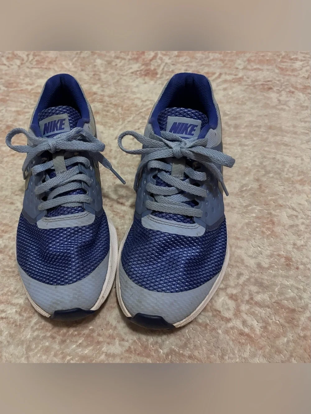 Kids Nike Shoes Blue Athletic Sneakers - Size 4.5